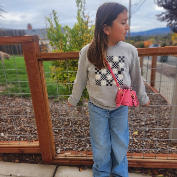 Kids - Mini PU Bucket Bag with Tag Detail and Crossbody Strap - Picture 5 of 5